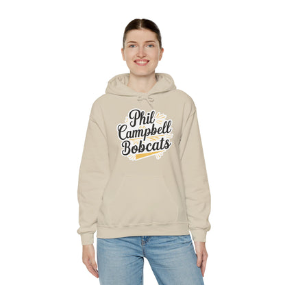 Adult Hoodie Sweatshirt \ Phil Campbell Bobcats \ PCBG2