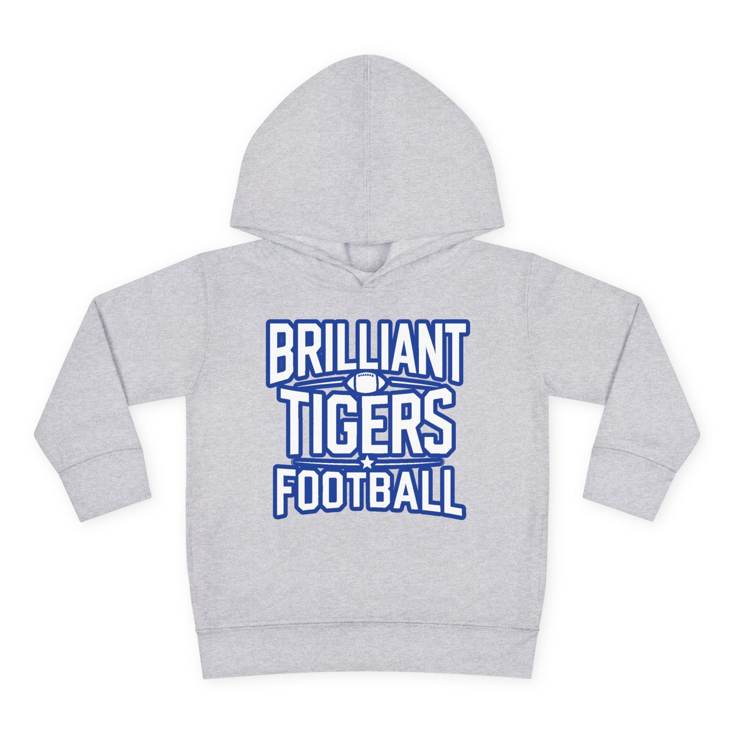 Toddler Hoodie Sweatshirt \ Brilliant Tigers Football \ BTF1