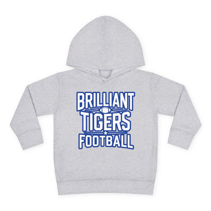Toddler Hoodie Sweatshirt \ Brilliant Tigers Football \ BTF1