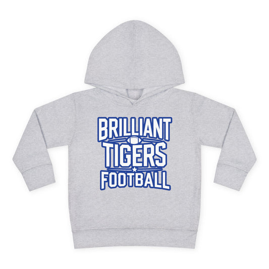 Toddler Hoodie Sweatshirt \ Brilliant Tigers Football \ BTF1