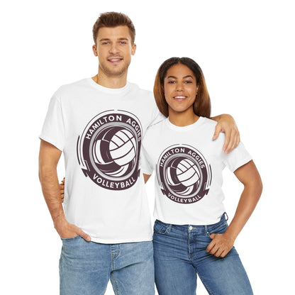 Adult Tee \ Hamilton Aggies Volleyball \ HAV1