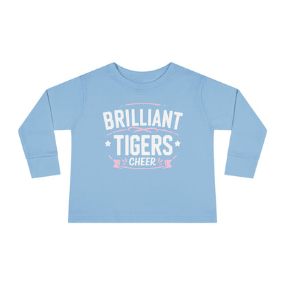 Toddler Long Sleeve Tee \ Brilliant Tigers Cheer \ BTC2