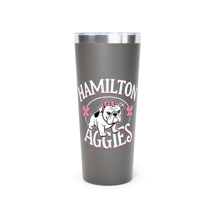 22oz Copper Insulated Tumbler \ Hamilton Aggies \ HAG4