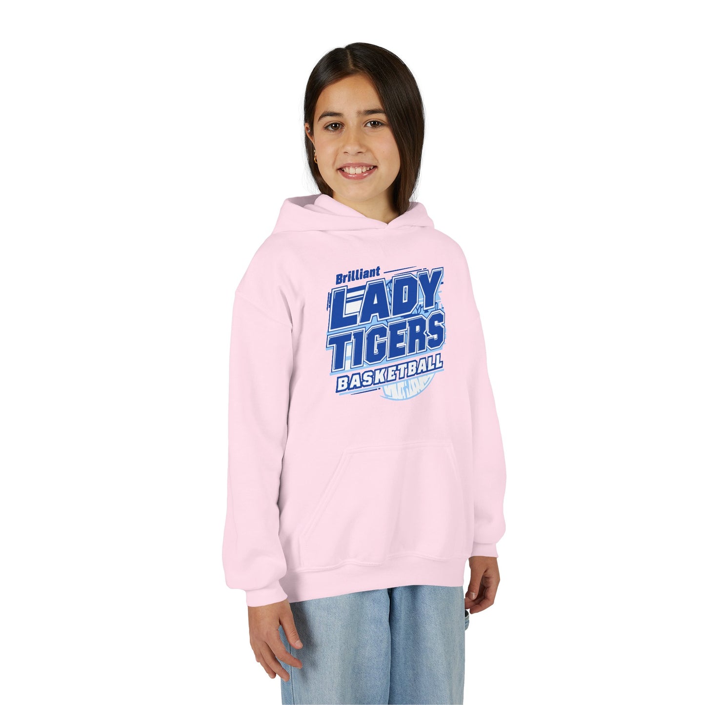 Youth Hoodie Sweatshirt \ Brilliant Tigers Basketball \ BTBKG2