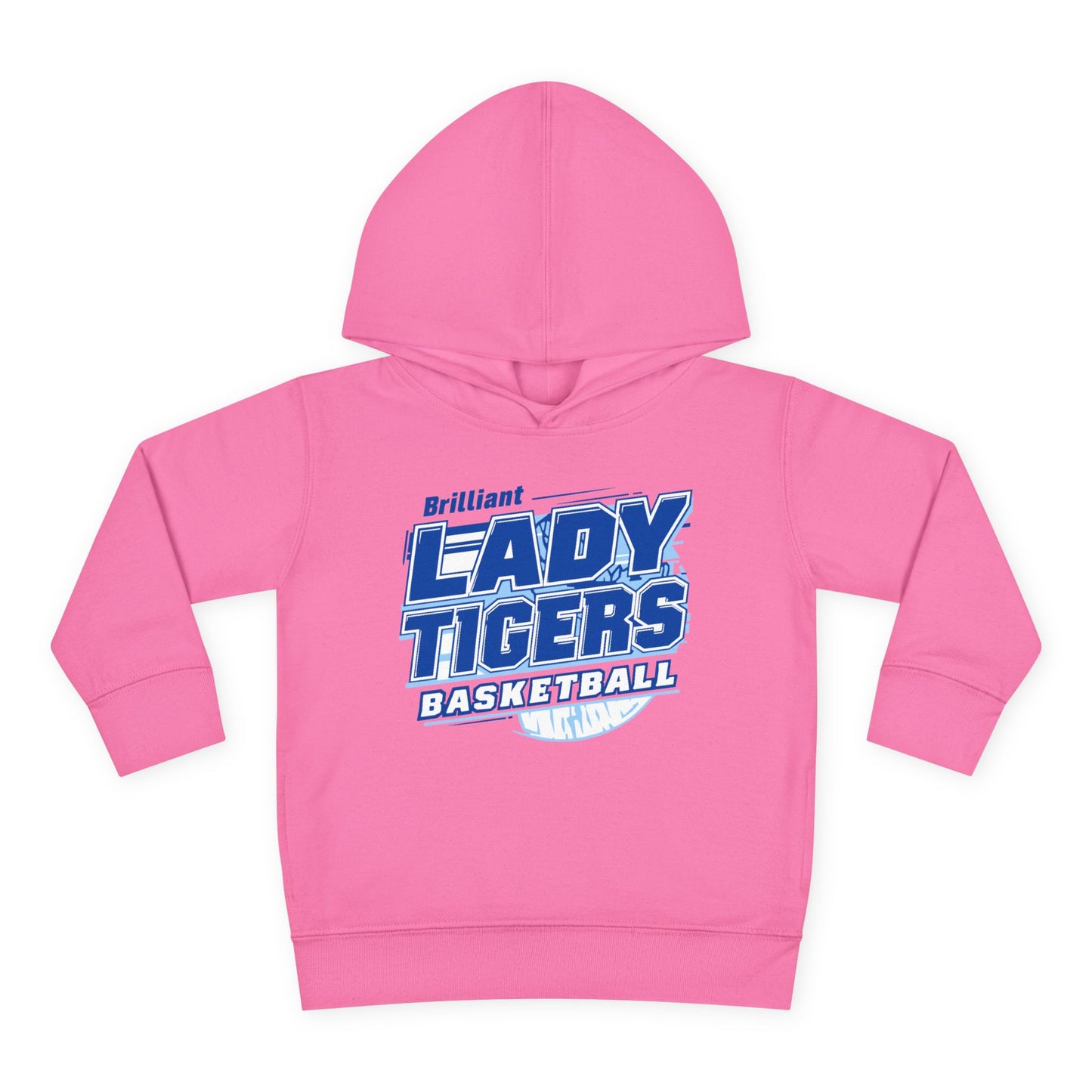 Toddler Hoodie Sweatshirt \ Brilliant Tigers Basketball \ BTBKG2