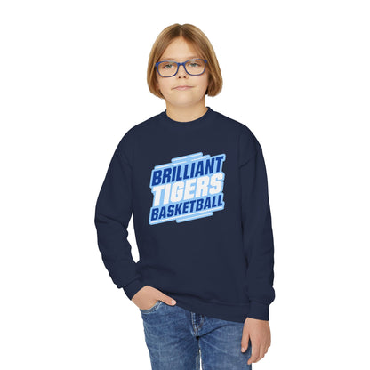 Youth Crewneck Sweatshirt \ Brilliant Tigers Basketball \ BTBK2