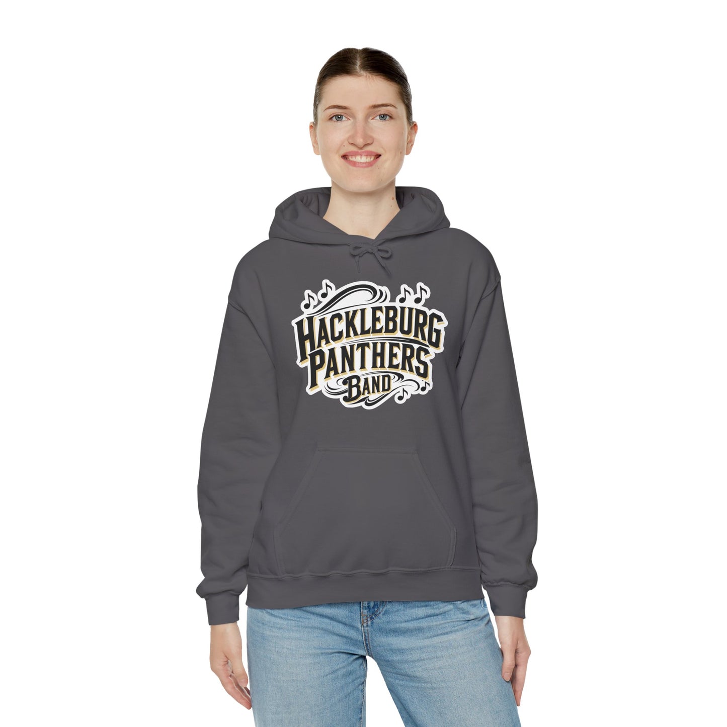 Adult Hoodie Sweatshirt \ Hackleburg Panthers Band \ HPB1