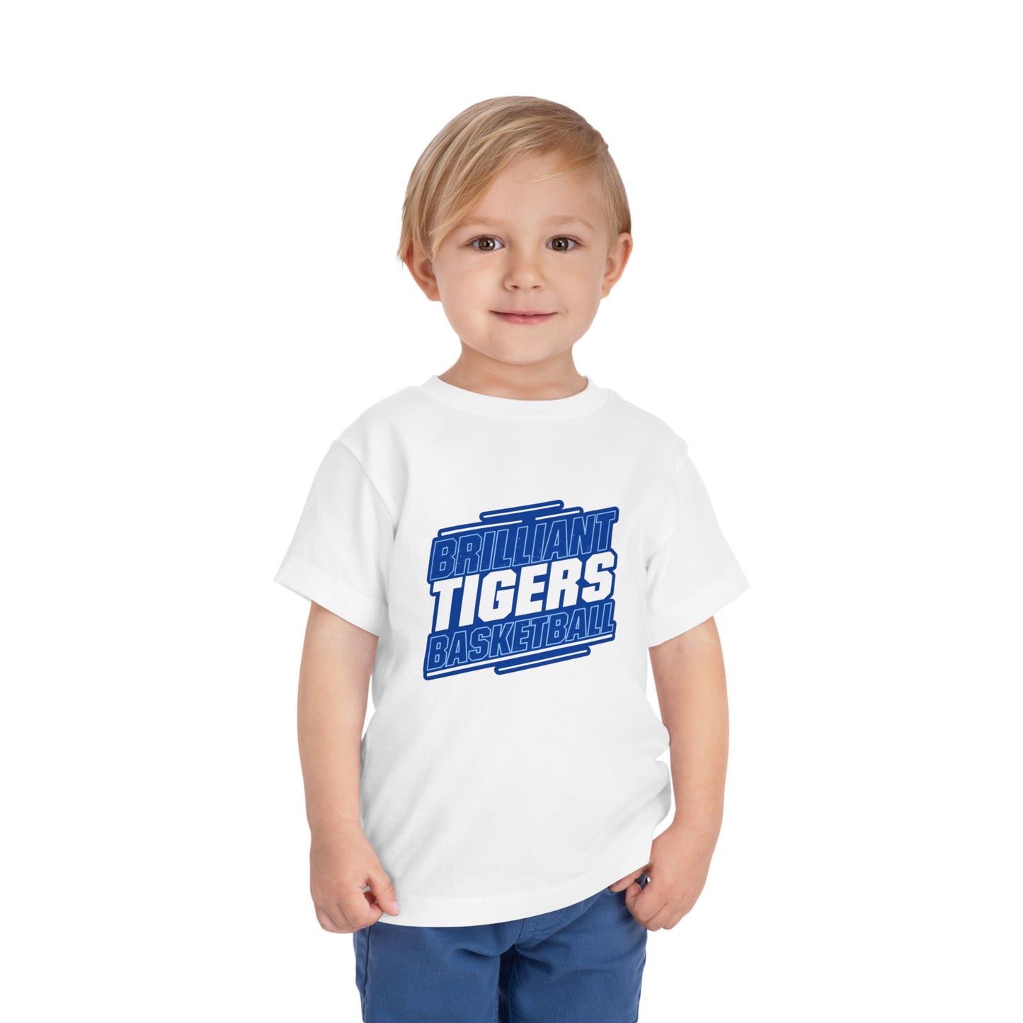 Toddler Tee \ Brilliant Tigers Basketball \ BTBK2