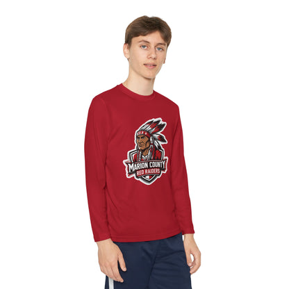 Youth Long Sleeve Tee \ Marion County Red Raiders \ MC2