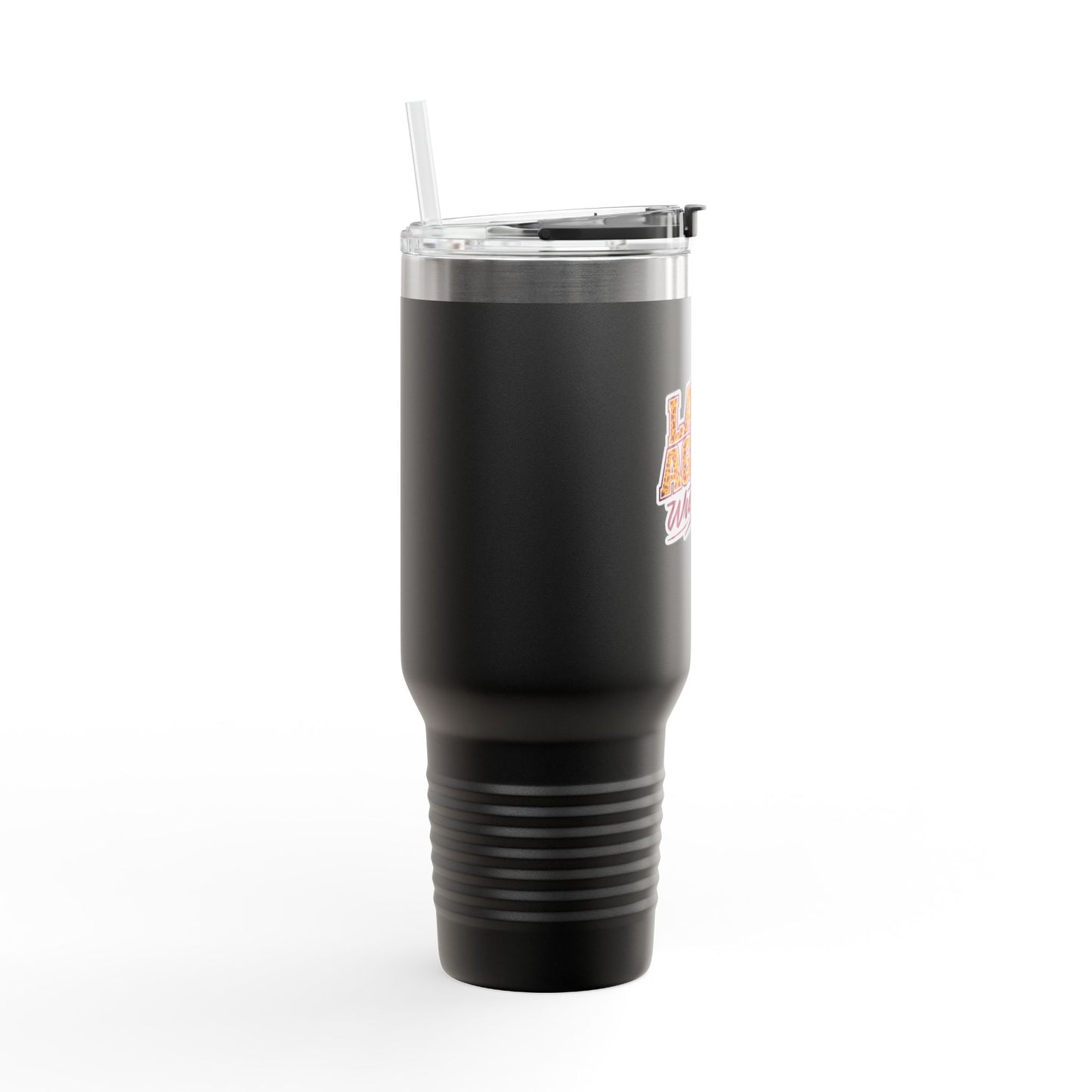 40oz Insulated Tumbler \ Hamilton Aggies Wrestling \ HAWG3