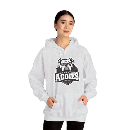 Adult Hoodie Sweatshirt \ Hamilton Aggies Football \ HAF2