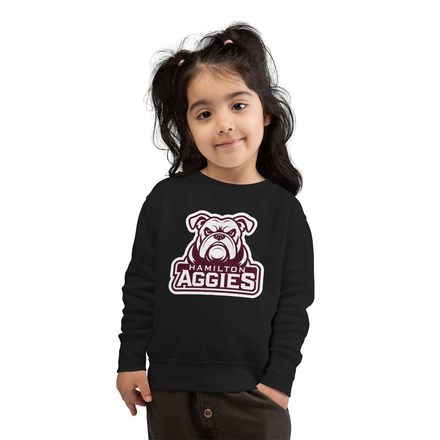Toddler Crewneck Sweatshirt \ Hamilton Aggies \ HA4