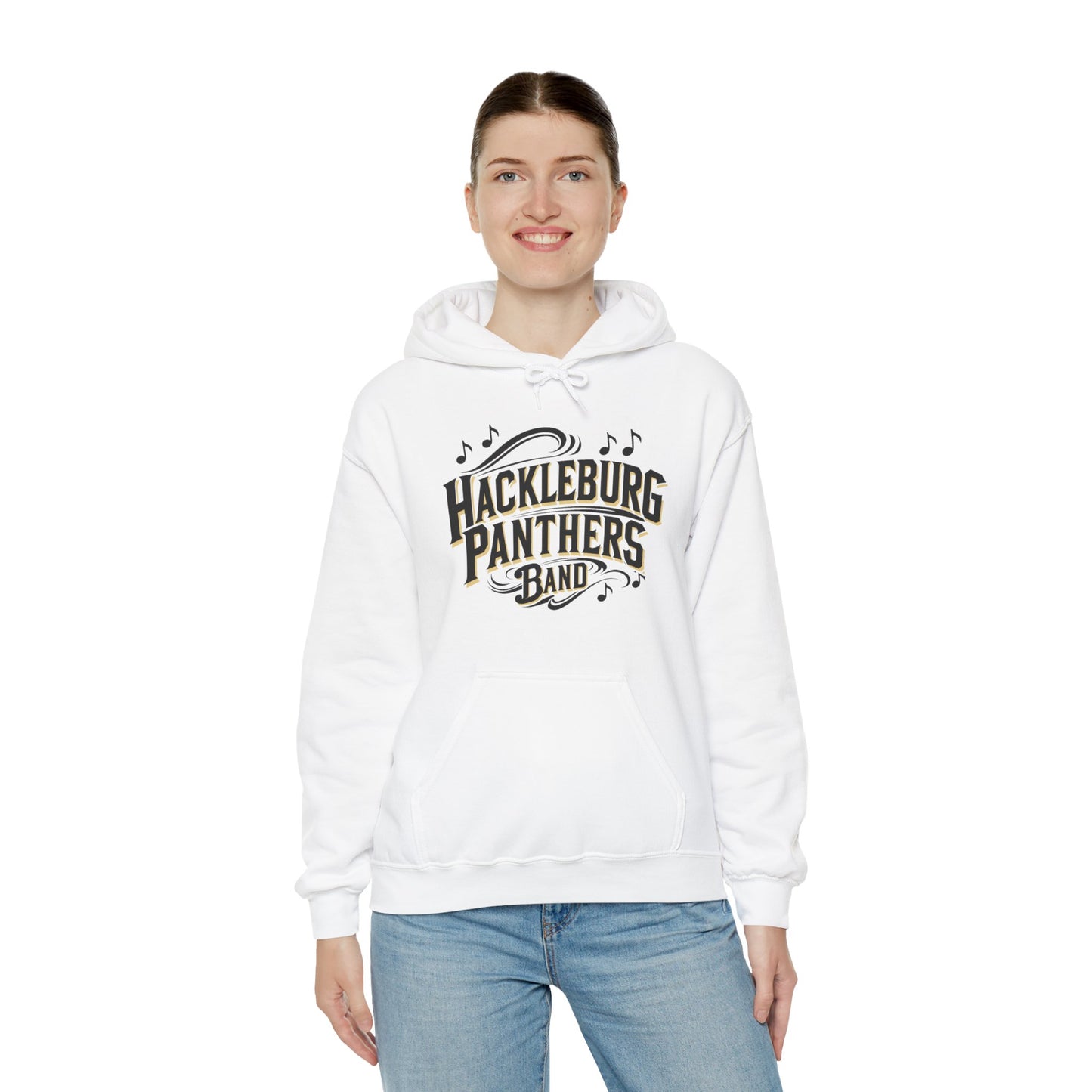 Adult Hoodie Sweatshirt \ Hackleburg Panthers Band \ HPB1