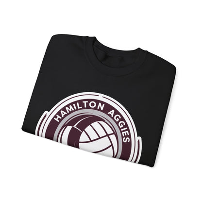 Adult Crewneck Sweatshirt \ Hamilton Aggies Volleyball \ HAV1