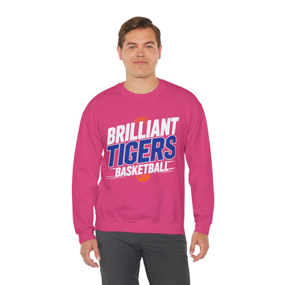 Adult Crewneck Sweatshirt \ Brilliant Tigers Basketball \ BTBK1