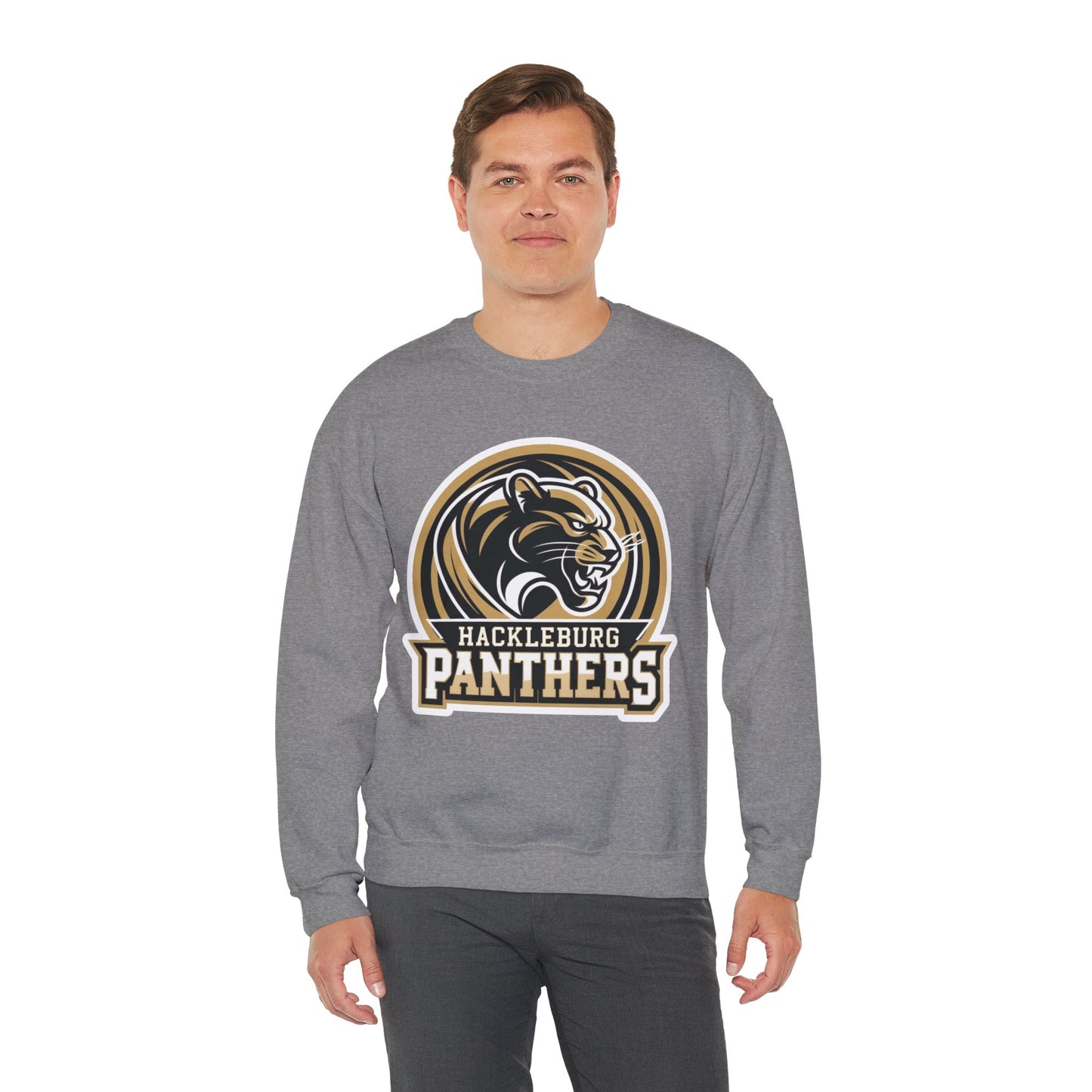 Adult Crewneck Sweatshirt \ Hackleburg Panthers \ HP2