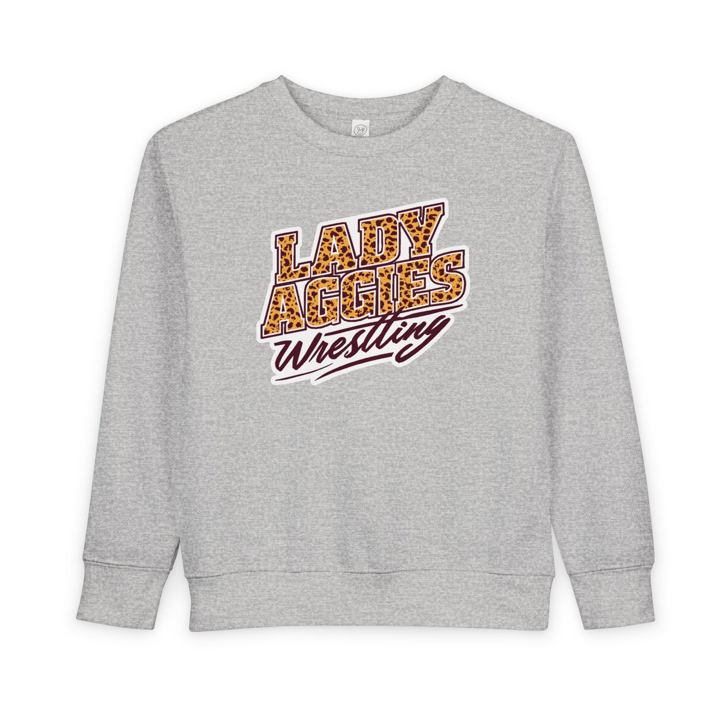 Toddler Crewneck Sweatshirt \ Hamilton Aggies Wrestling \ HAWG3