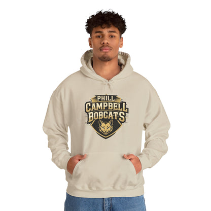 Adult Hoodie Sweatshirt \ Phill Campbell Bobcats \ PCB1