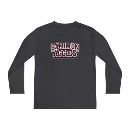 Youth Long Sleeve Tee \ Hamilton Aggies \ HA2