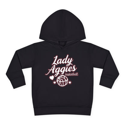 Toddler Hoodie Sweatshirt \ Hamilton Aggies Basketball \ HABBG2
