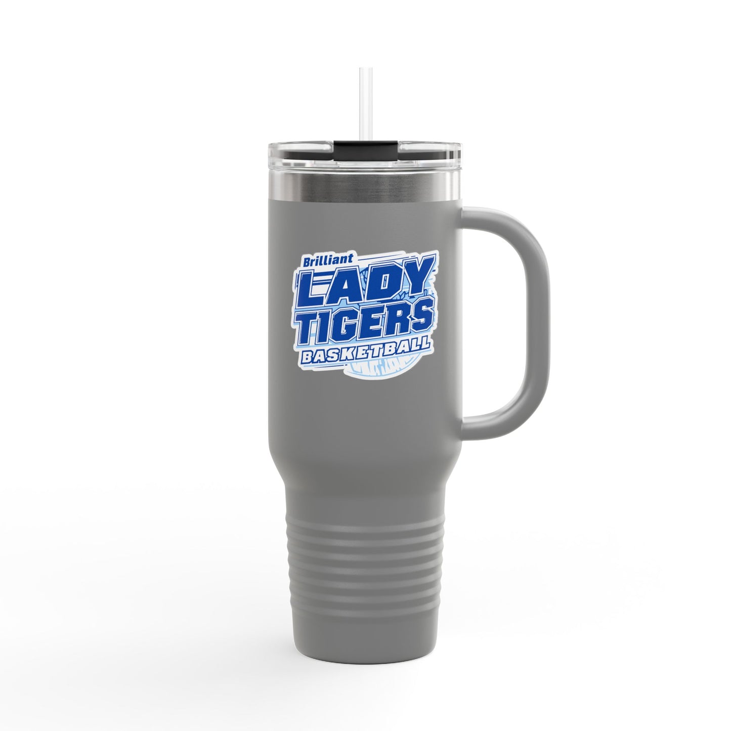 40oz Insulated Tumbler \ Brilliant Tigers Basketball \ BTBKG2
