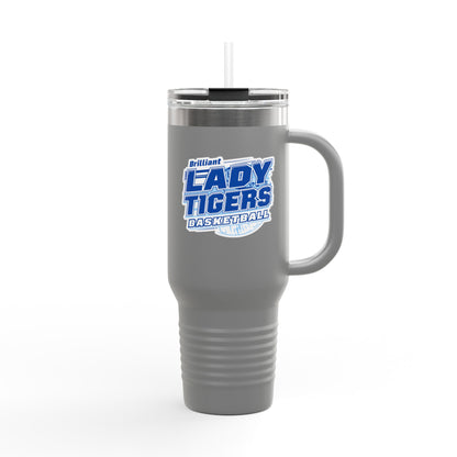 40oz Insulated Tumbler \ Brilliant Tigers Basketball \ BTBKG2