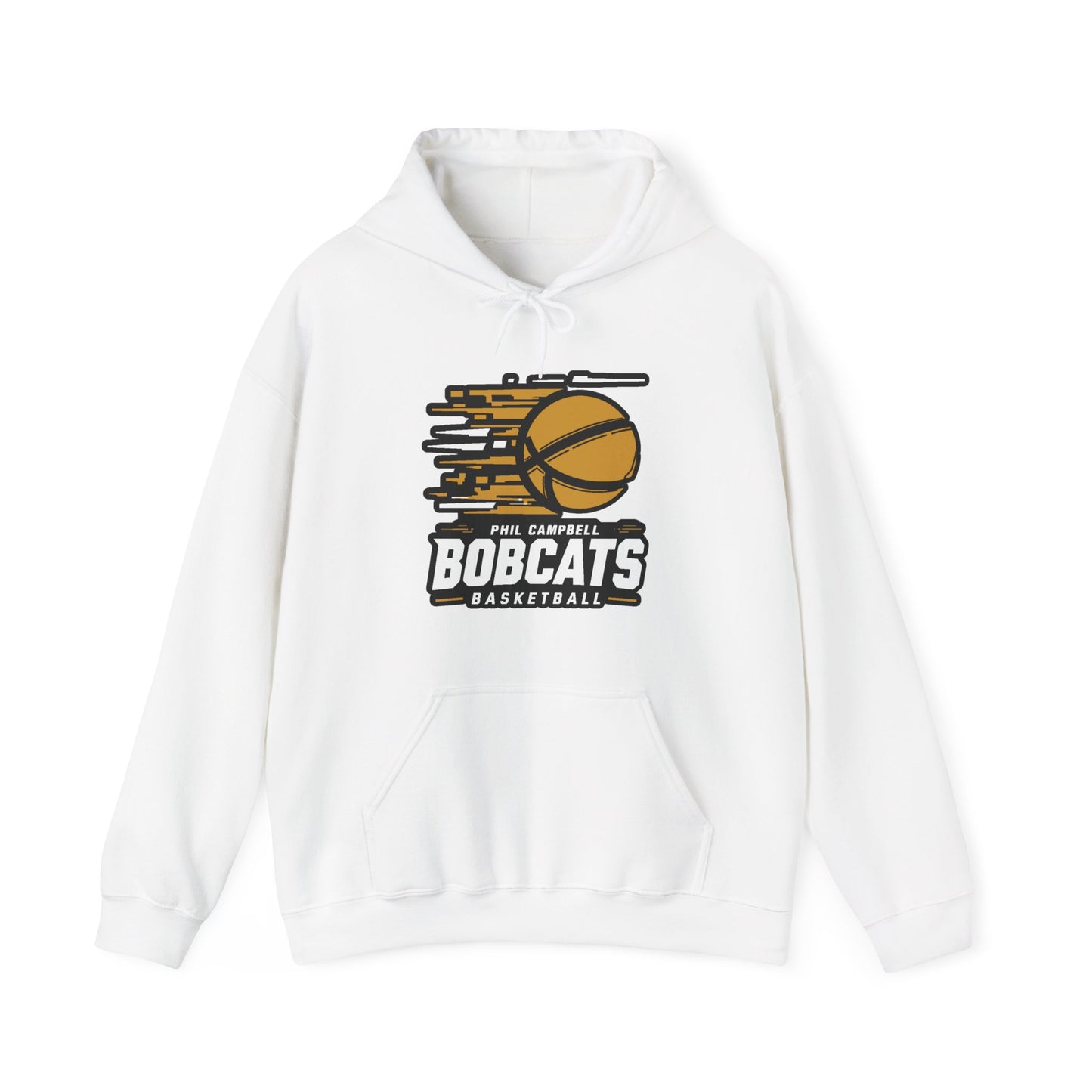 Adult Hoodie Sweatshirt \ Phil Campbell Bobcats Basketball \ PCBBK2