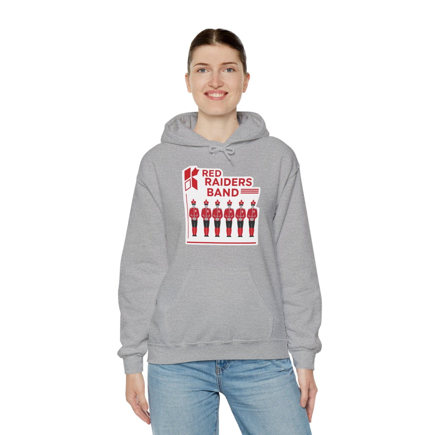 Adult Hoodie Sweatshirt \ Marion County Red Raiders Band \ MCB1
