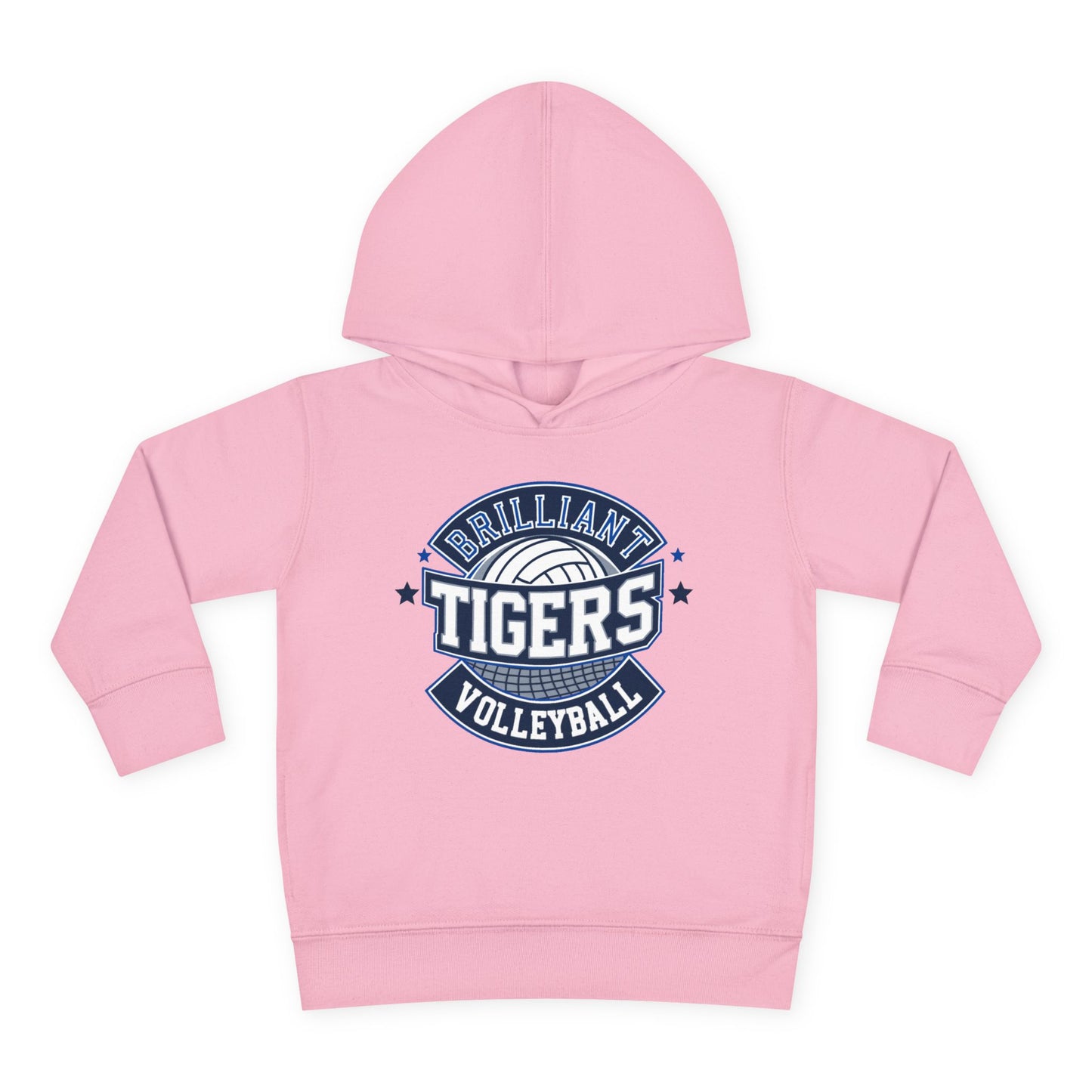 Toddler Hoodie Sweatshirt \ Brilliant Tigers Volleyball \ BTV1