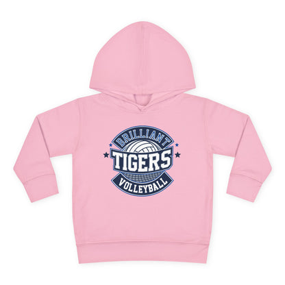 Toddler Hoodie Sweatshirt \ Brilliant Tigers Volleyball \ BTV1