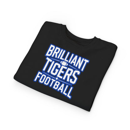 Toddler Crewneck Sweatshirt \ Brilliant Tigers Football \ BTF1