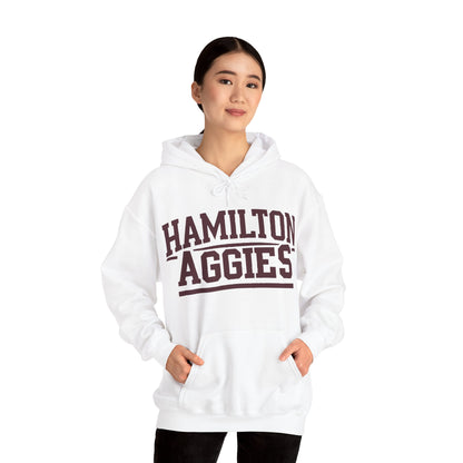 Adult Hoodie Sweatshirt \ Hamilton Aggies \ HA2