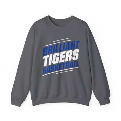 Adult Crewneck Sweatshirt \ Brilliant Tigers Basketball \ BTBK2