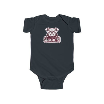 Short Sleeve Baby Bodysuit \ Hamilton Aggies \ HA4