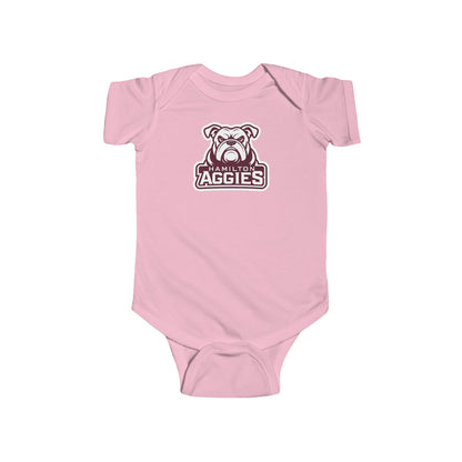 Short Sleeve Baby Bodysuit \ Hamilton Aggies \ HA4
