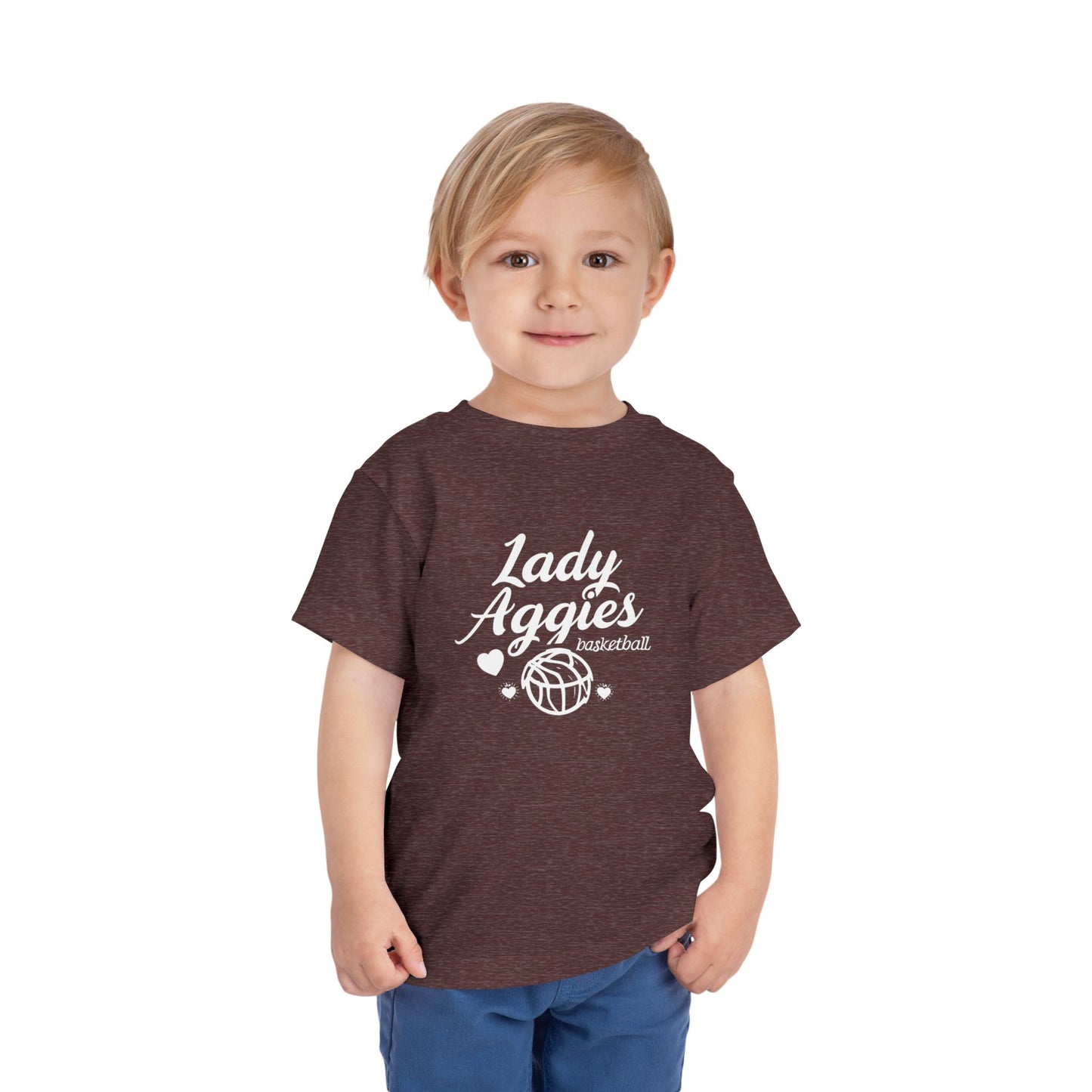 Toddler Tee \ Hamilton Aggies Basketball \ HABBG2