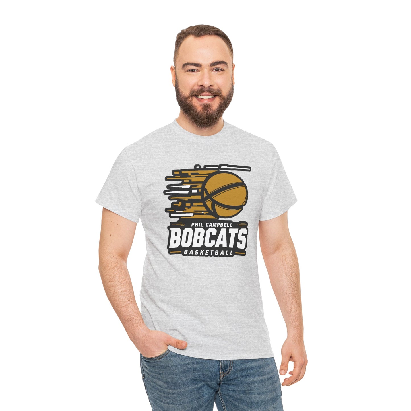 Adult Tee \ Phil Campbell Bobcats Basketball \ PCBBK2