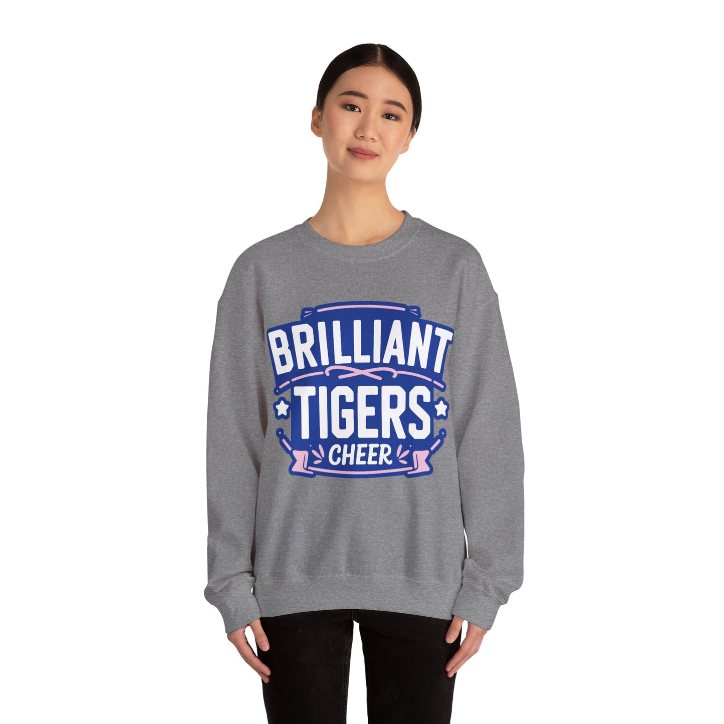 Adult Crewneck Sweatshirt \ Brilliant Tigers Cheer \ BTC2