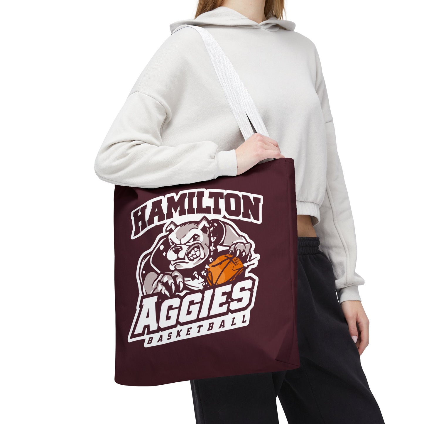 Tote Bag \ Hamilton Aggies Basketball \ HABK1