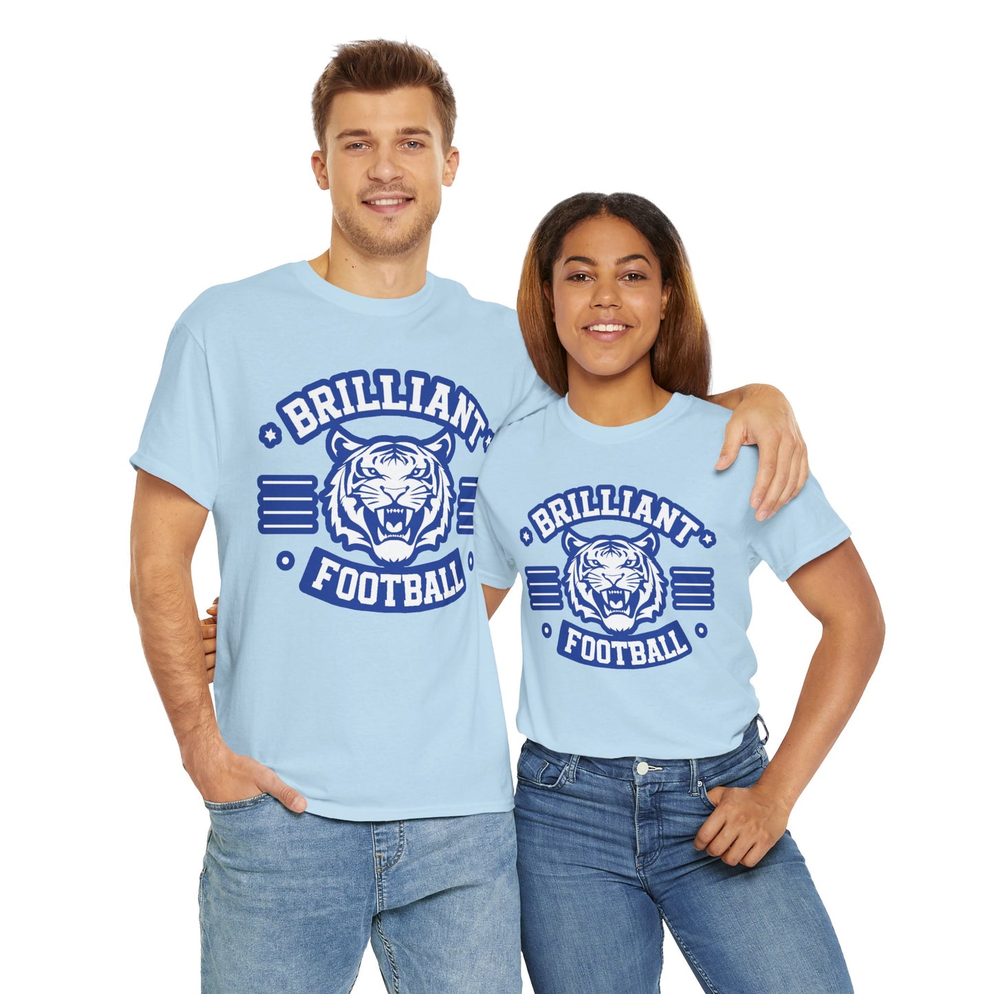 Adult Tee \ Brilliant Tigers Football \ BTF2
