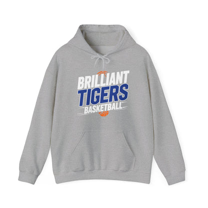 Adult Hoodie Sweatshirt \ Brilliant Tigers Basketball \ BTBK1