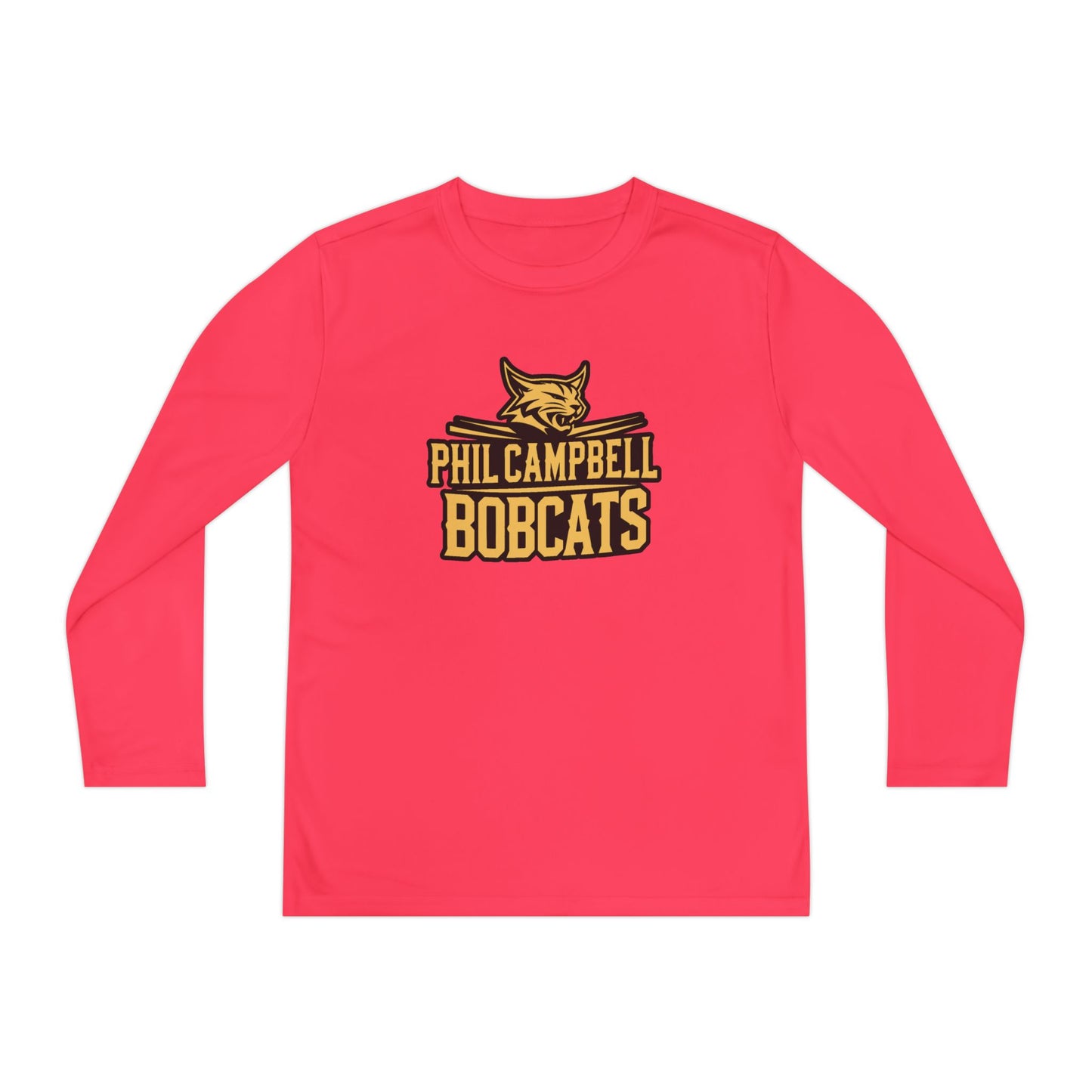 Youth Long Sleeve Tee \ Phil Campbell Bobcats \ PCB2
