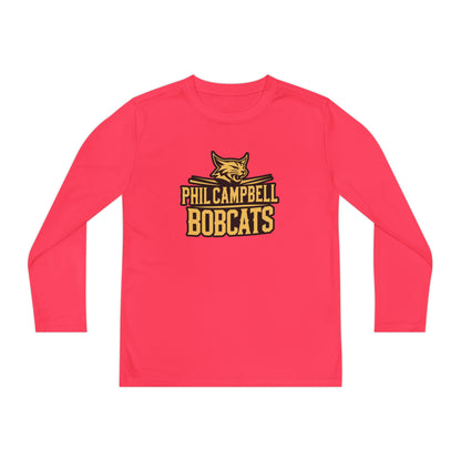 Youth Long Sleeve Tee \ Phil Campbell Bobcats \ PCB2