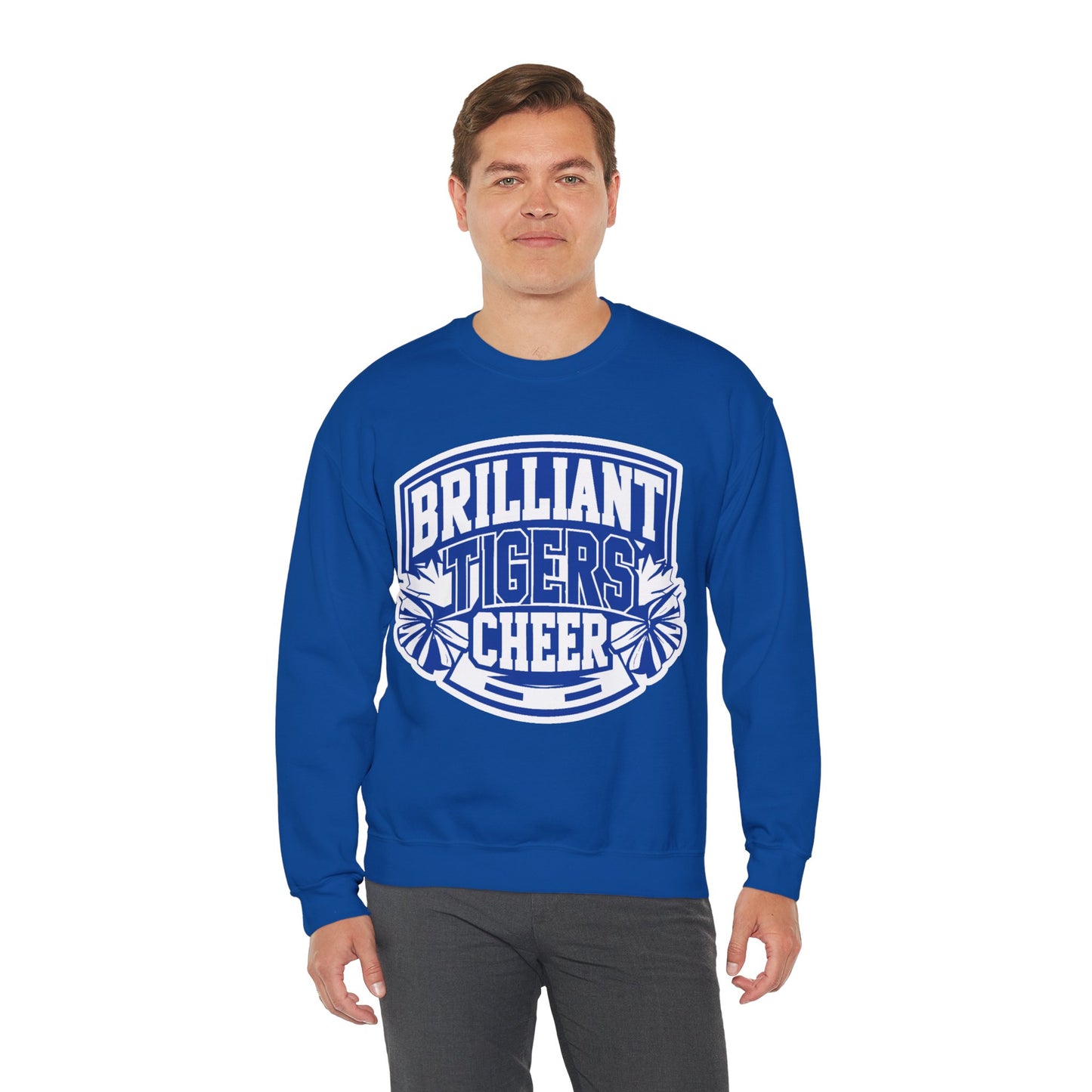 Adult Crewneck Sweatshirt \ Brilliant Tigers Cheer \ BTC1