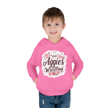 Toddler Hoodie Sweatshirt \ Hamilton Aggies Wrestling \ HAWG1