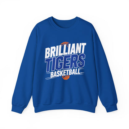 Adult Crewneck Sweatshirt \ Brilliant Tigers Basketball \ BTBK1