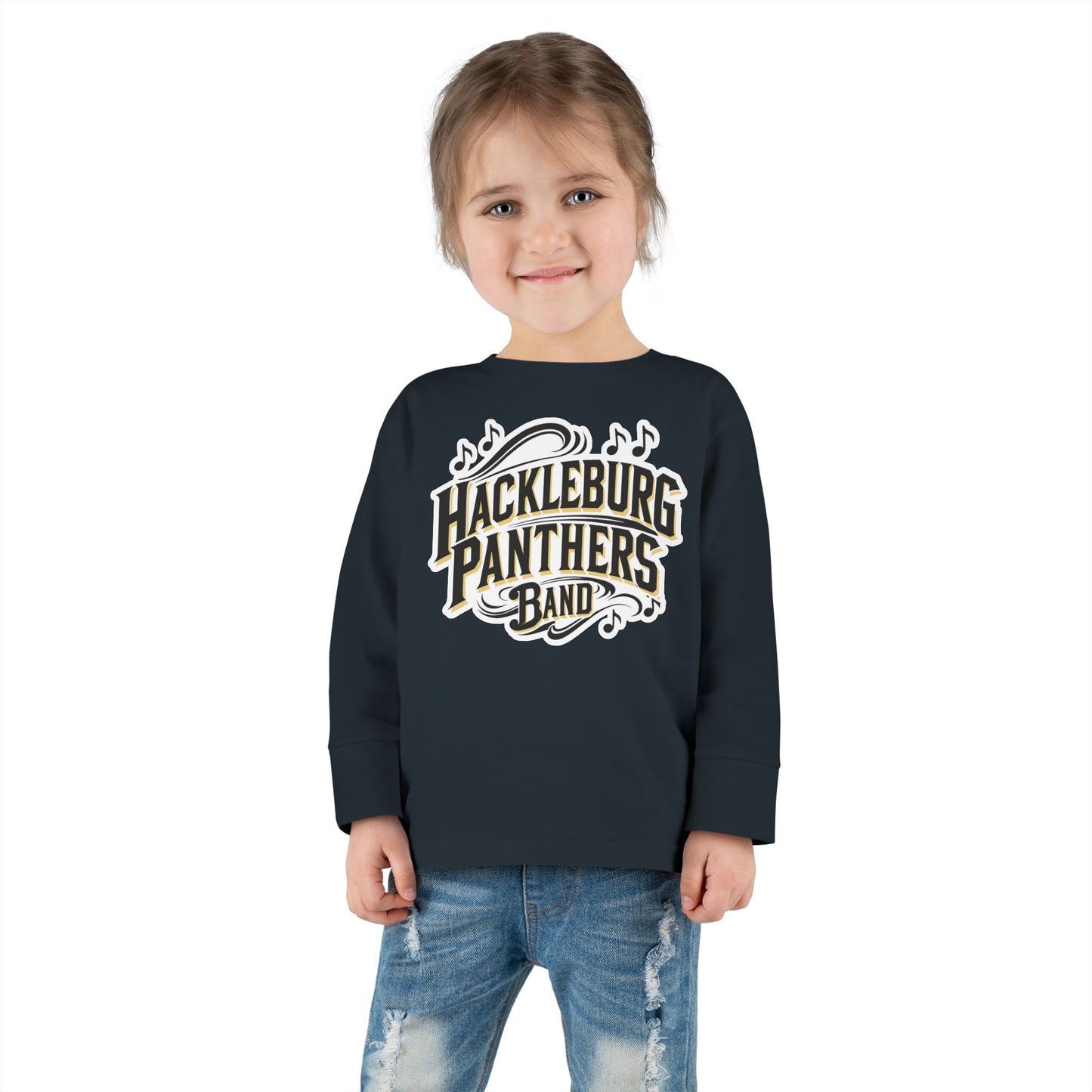 Toddler Long Sleeve Tee \ Hackleburg Panthers Band \ HPB1
