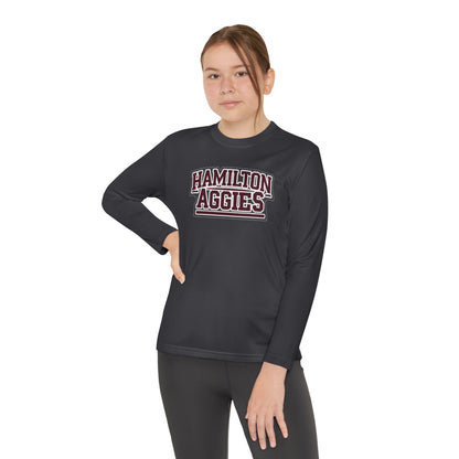 Youth Long Sleeve Tee \ Hamilton Aggies \ HA2