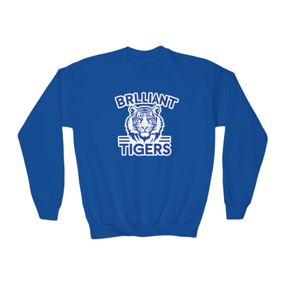 Youth Crewneck Sweatshirt \ Brilliant Tigers \ BT1
