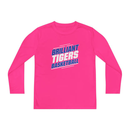 Youth Long Sleeve Tee \ Brilliant Tigers Basketball \ BTBK2